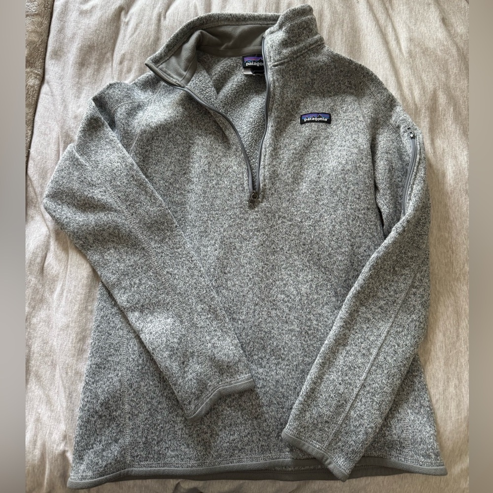 Patagonia Gray Quarter zip Sweater